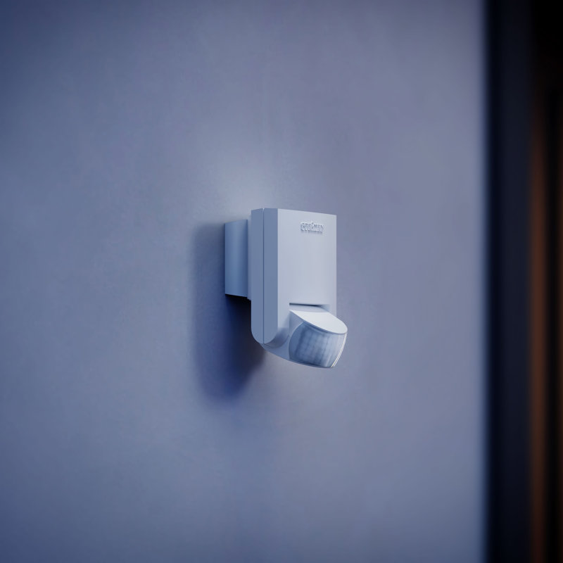 PIR Motion Sensor IS 130-2 Wall Mount 12 m Reach Adjustable 600 W, White