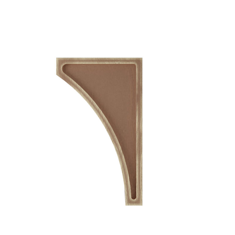 Corbeau Arlington, H 14 po x l 3 po x P 8,5 po, Brun patiné