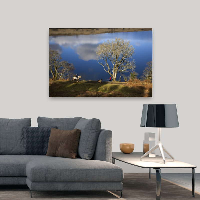 «Carrickavantry Reservoir», comté de Waterford, Irlande, H 32 po x l 48 po
