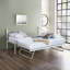 Antwerp Metal Daybed with Trundle and Mattress-955318974