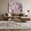Aquarelle abstraite, art mural sur toile beige-1232166075