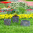 14.2x14.2x13.4" Cement Planter Large, Indoor Outdoor Garden Functional Decor-523175662