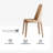 Ash wood solid wood rectangular table and chairs-102144555