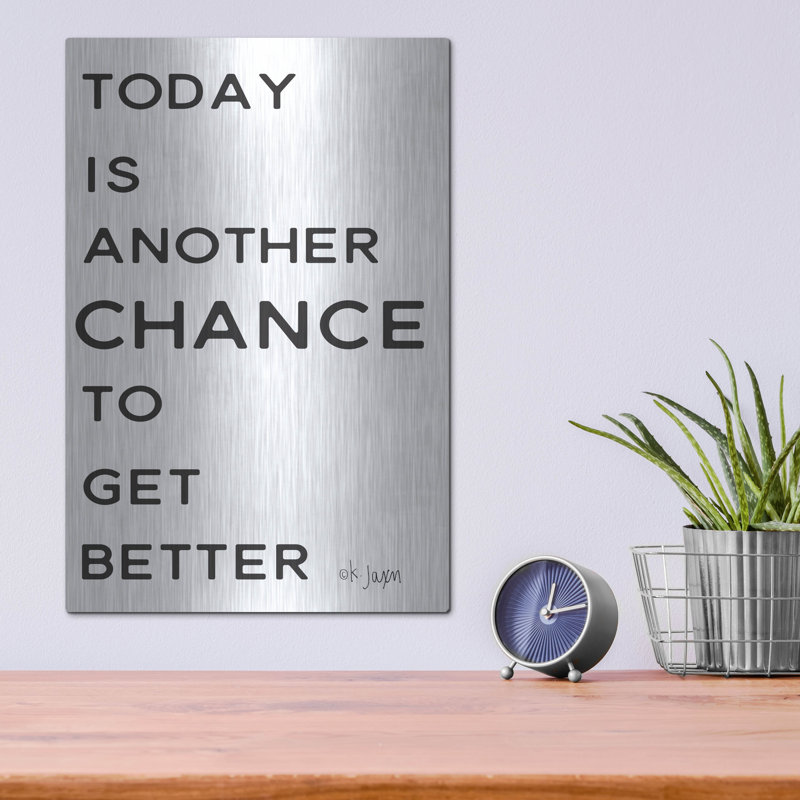 «Chance To Get Better» par Jaxn Blvd, H 16 po x l 12 po
