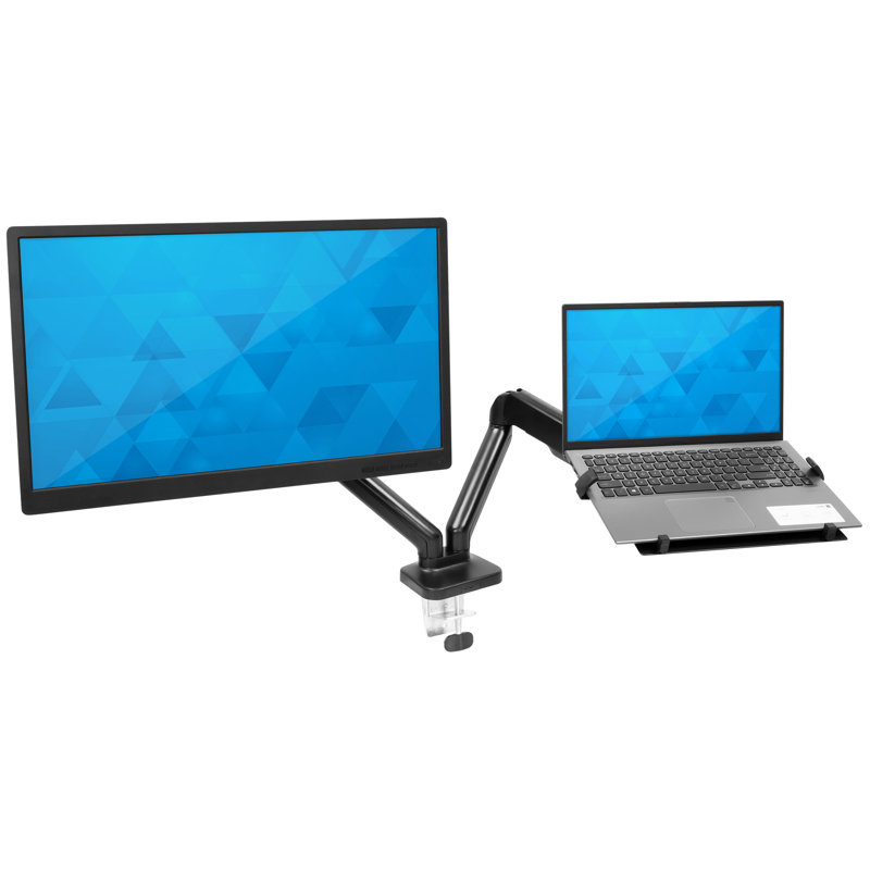 Mount-It! Full Motion Monitor And Laptop Mount