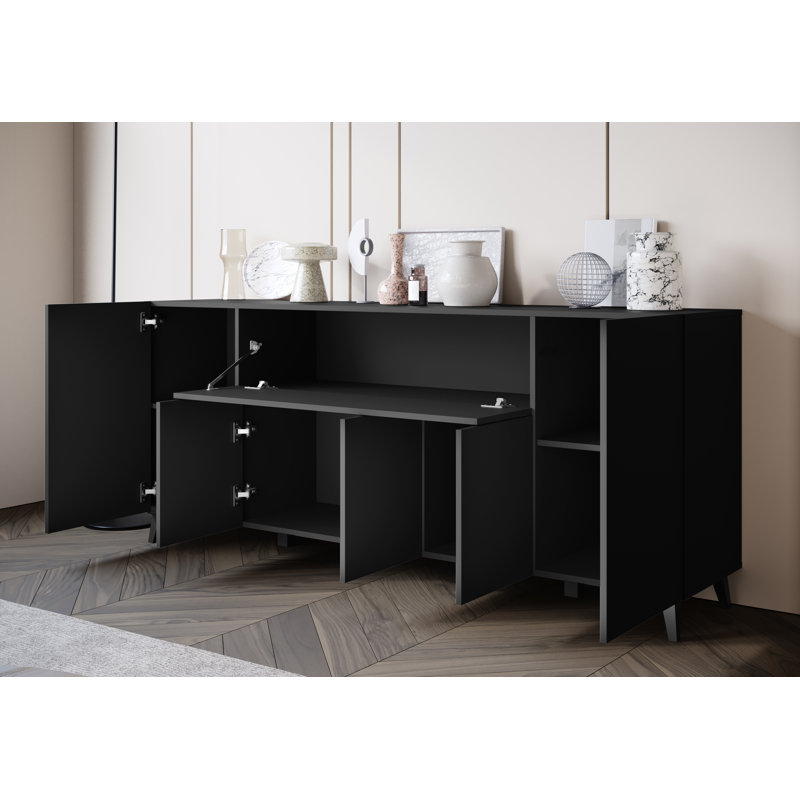 180cm Sideboard, Black