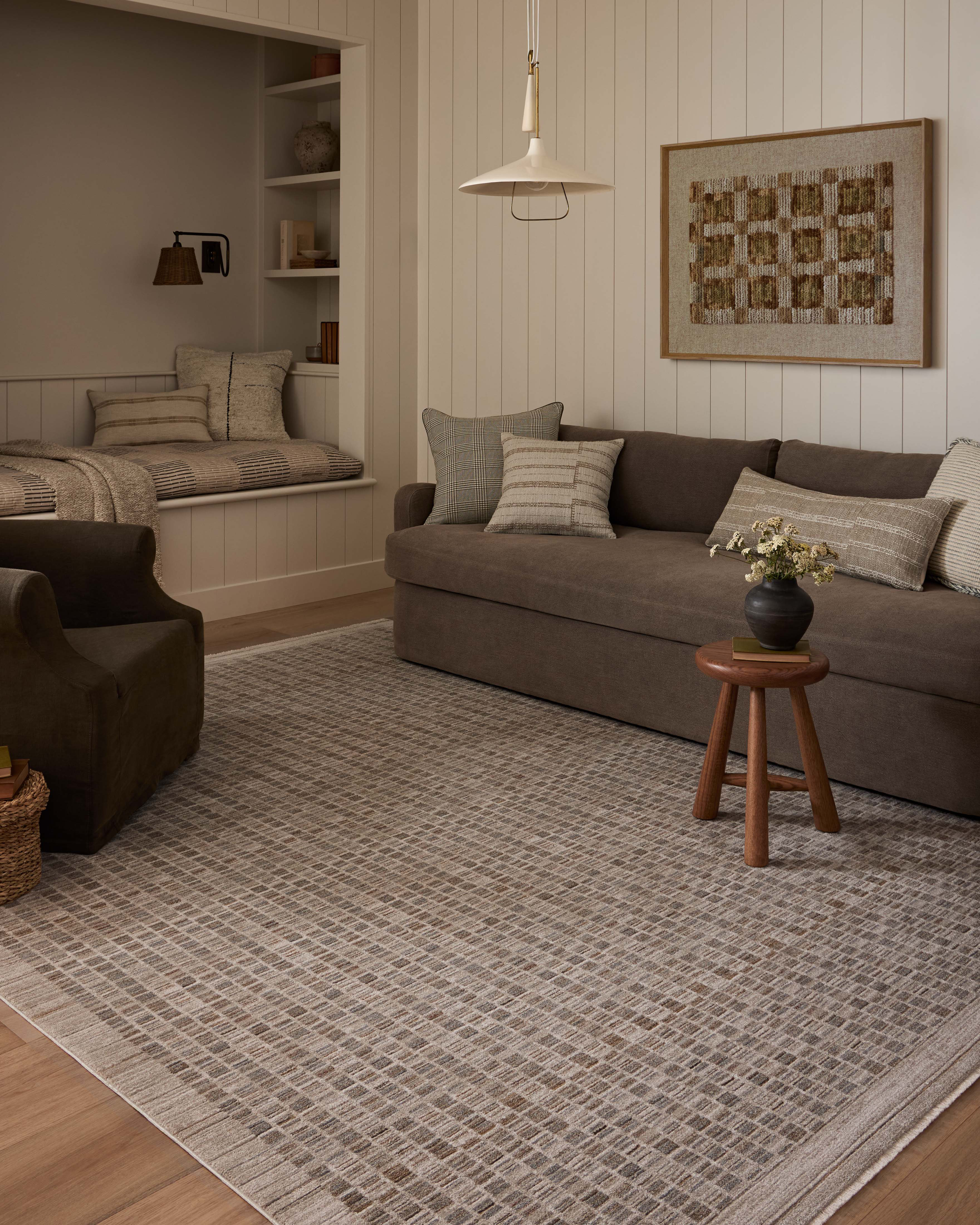Amber Lewis x Loloi Cali Natural / Slate Area Rug & Reviews | Wayfair