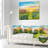 Sunset Meadow Landscape - Landscape Printed Throw Pillow