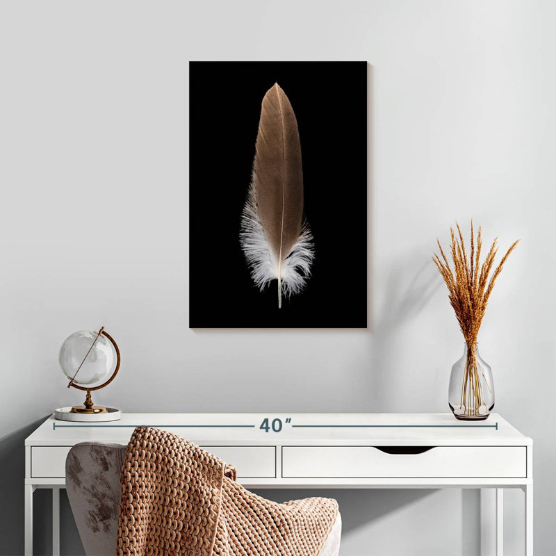 Kerner Eagle's Brown Feather, 24" H x 16" W