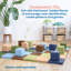Tapis de jeu et d'activité pliable à motif patchwork SoftZone par ECR4Kids-99462832