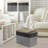 Sorbus Fabric Storage Bins for Shelves 15" Sturdy Collapsible Storage Bins with 2 Handles (6 Pack), Black-108208864