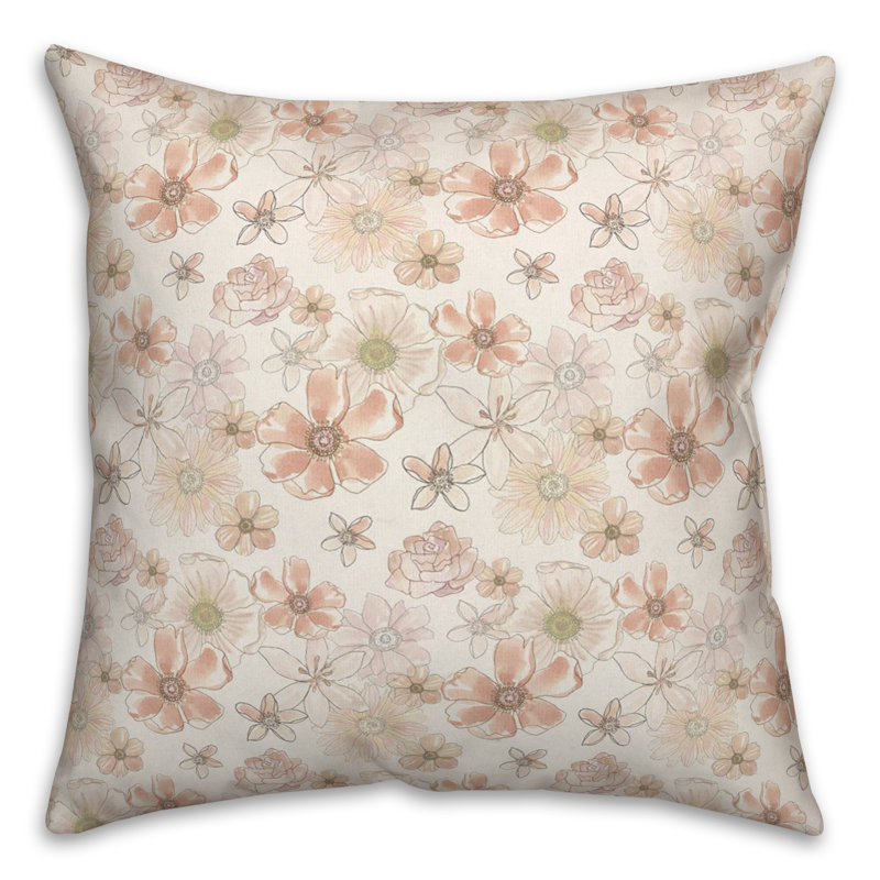 Coussin décoratif en polyester / mélange de polyester, Blanc