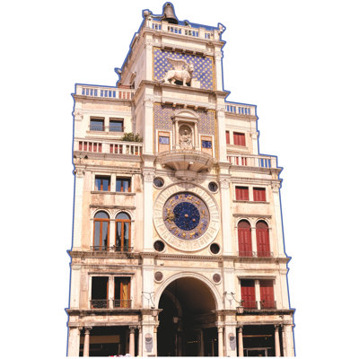 Tour de l'horloge de Saint-Marc, Tour Dell, Orologio, Venise, Italie, carton