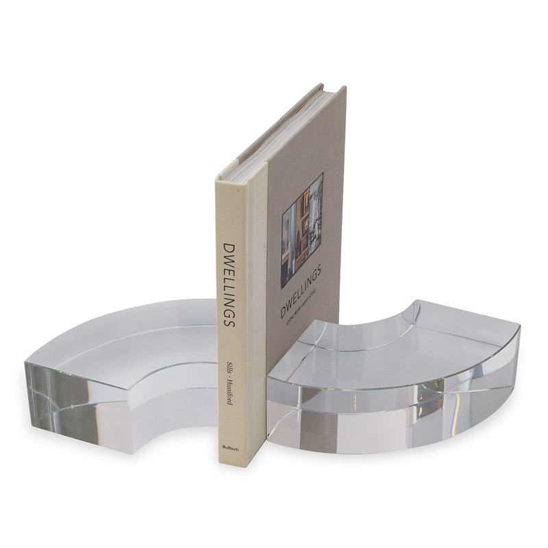 Serre-livres en cristal Nolan (ensemble de 2)