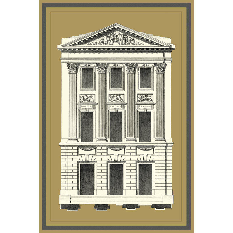 Grand Facade III by Deneufforge - Wrapped Canvas Print, 46cm H x 30cm W