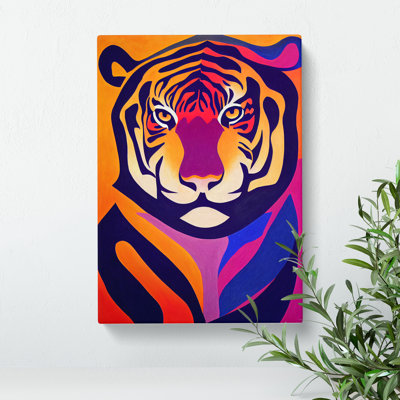 XC1022-4665X Tiger Abstract No.3 - Wall Art