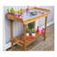 Table de jardiniers avec surface en étain Tierra l 42,5 po x P 20,5 po x H 36,2 po Collection Devonport