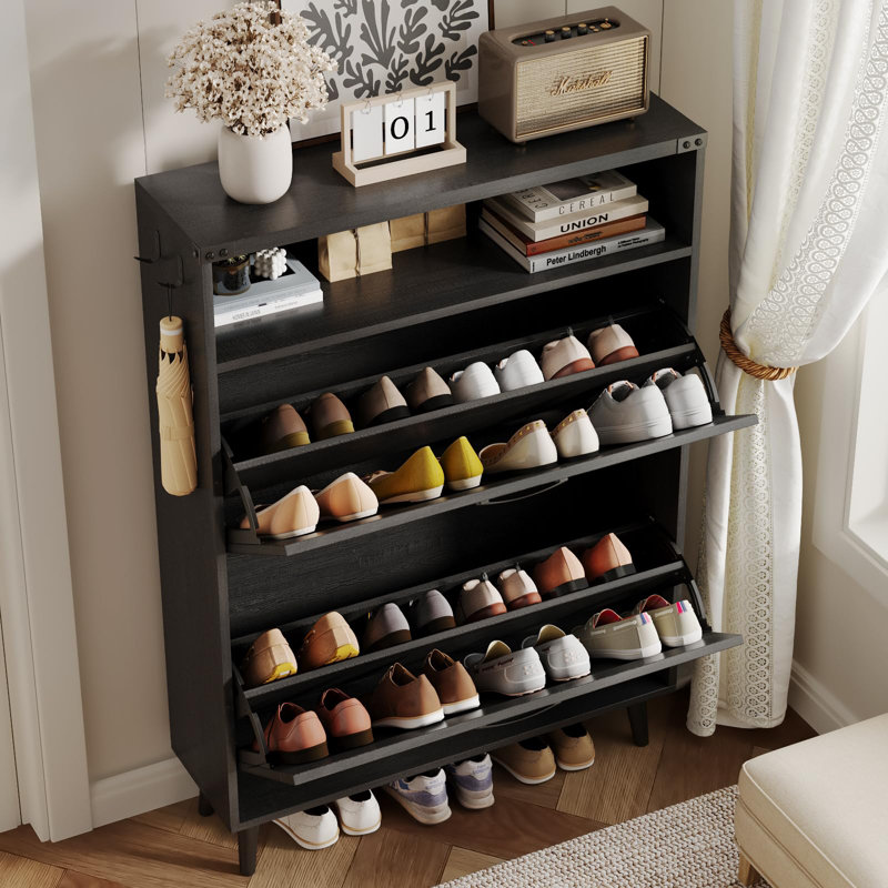 Armoire à chaussures, Noir