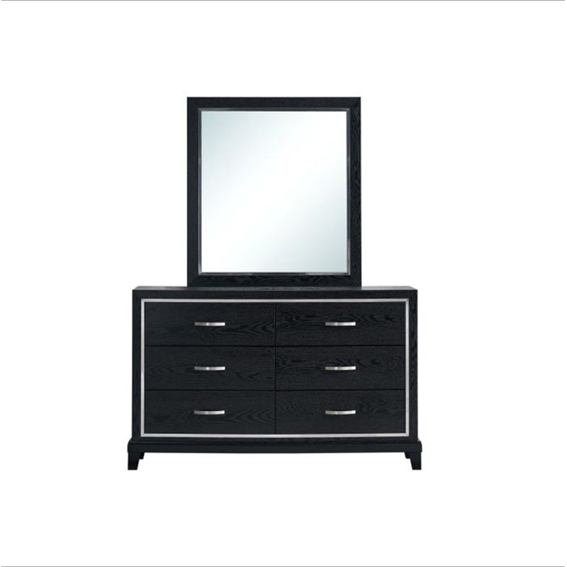 Commode 6 tiroirs Livingston G02850-D (sans miroir)
