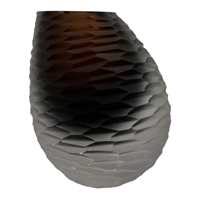 Vase de table en verre fabriqué à la main Afifa