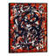 «Giclee Art encadré» par Jackson-Pollock Home Decor (cadre mince noir, 24 po x 32 po)