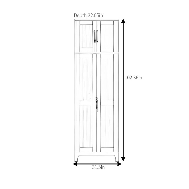 Simple And Practical Wardrobe