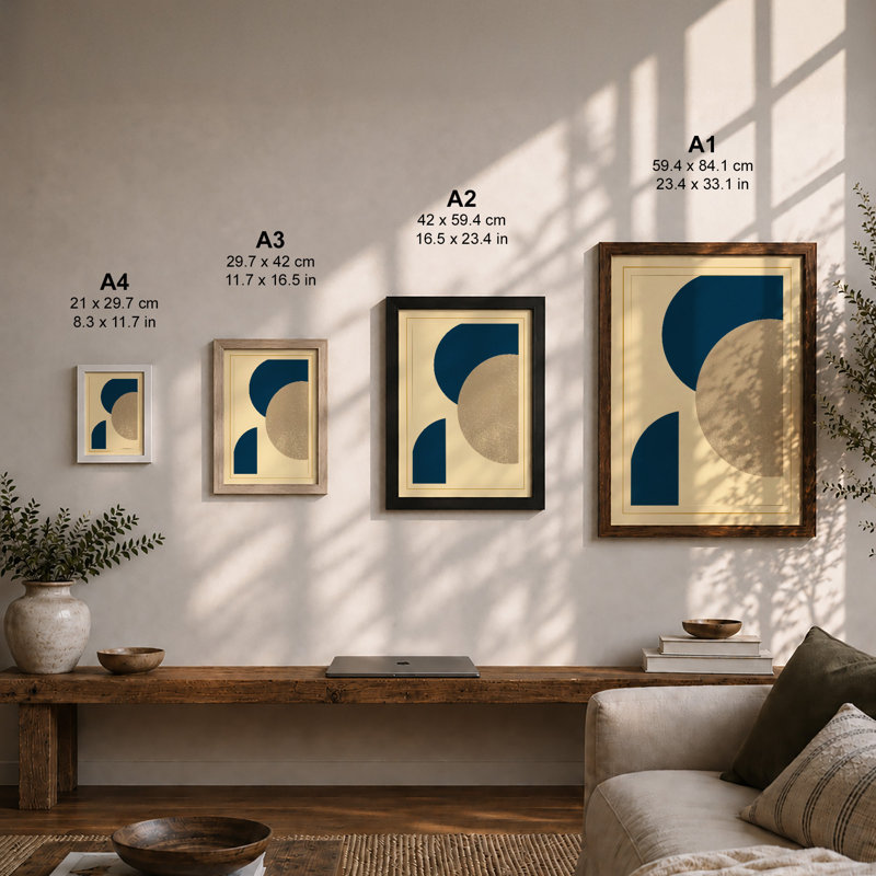 Balance Geometric - Print, Unframed, A2 - 59.4 x 42.0 cm