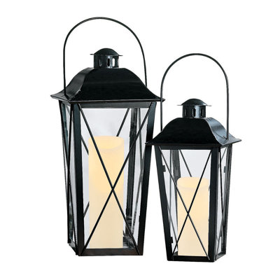 15.9'' H Metal Tabletop Lantern