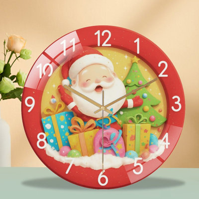 Horloge murale de Noël 12 po