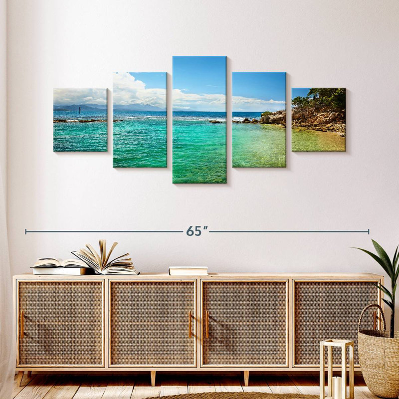 Plage d'Haïti, H 24 po x l 55 po