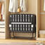 Lit pliant de 75 po x 46 po de large avec tête de lit réglable, matelas en mousse à mémoire de forme de 5 po, lit d'invité robuste sur roulettes pour les personnes de grande taille, cadre en métal de lit industriel spacieux et simple, installation facile et espace