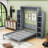 Multi-Function Murphy Bed with LED Lights-779800160-779800167
