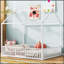 Lit en métal avec clôture et porte, image d'imagination et créativité dans les chambres d'enfant-1078927795-1078927794