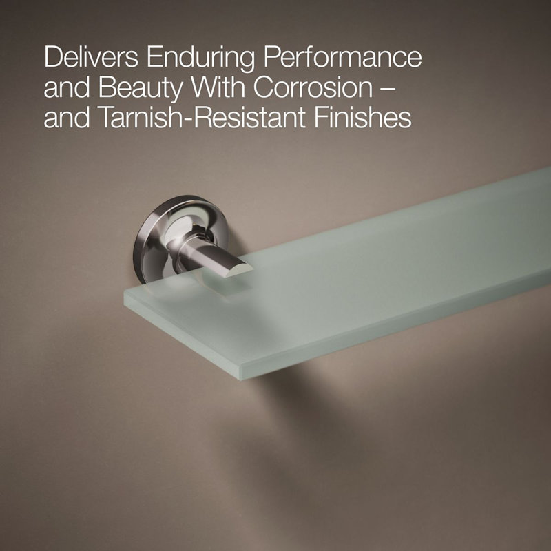 Purist® Recessed Wall SHelf, Silver