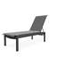 Leeward Sling Marine Grade Polymer Lay-flat Stacking Armless Chaise with Wheels-1928873801-1928873800