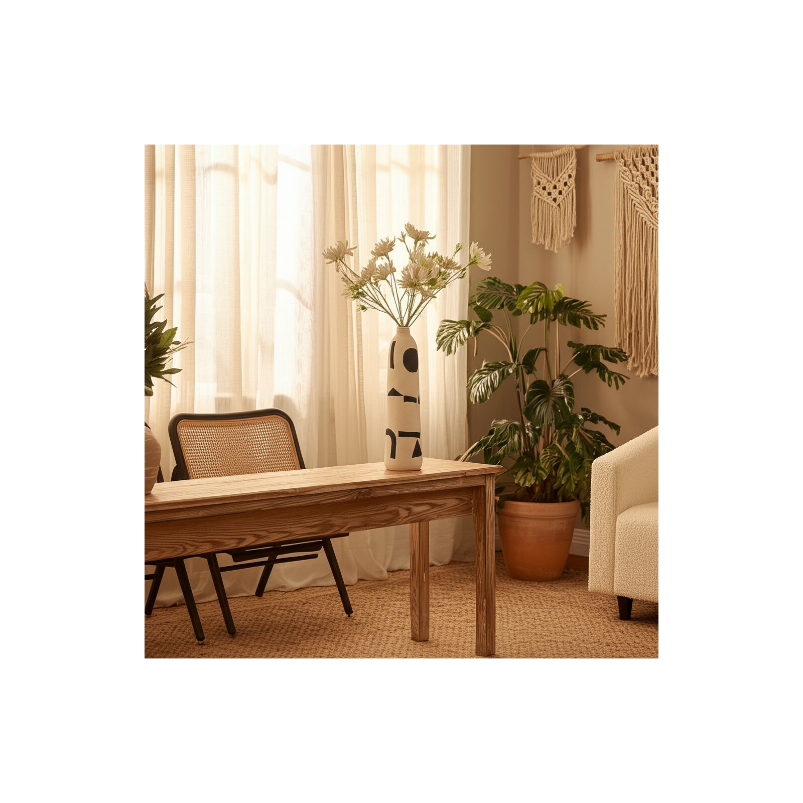 Emelle Ceramic 15" Vase 