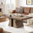 47-Inch Rectangular Wood Coffee Table-113988950