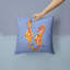  Coussin Seahorse on Blue