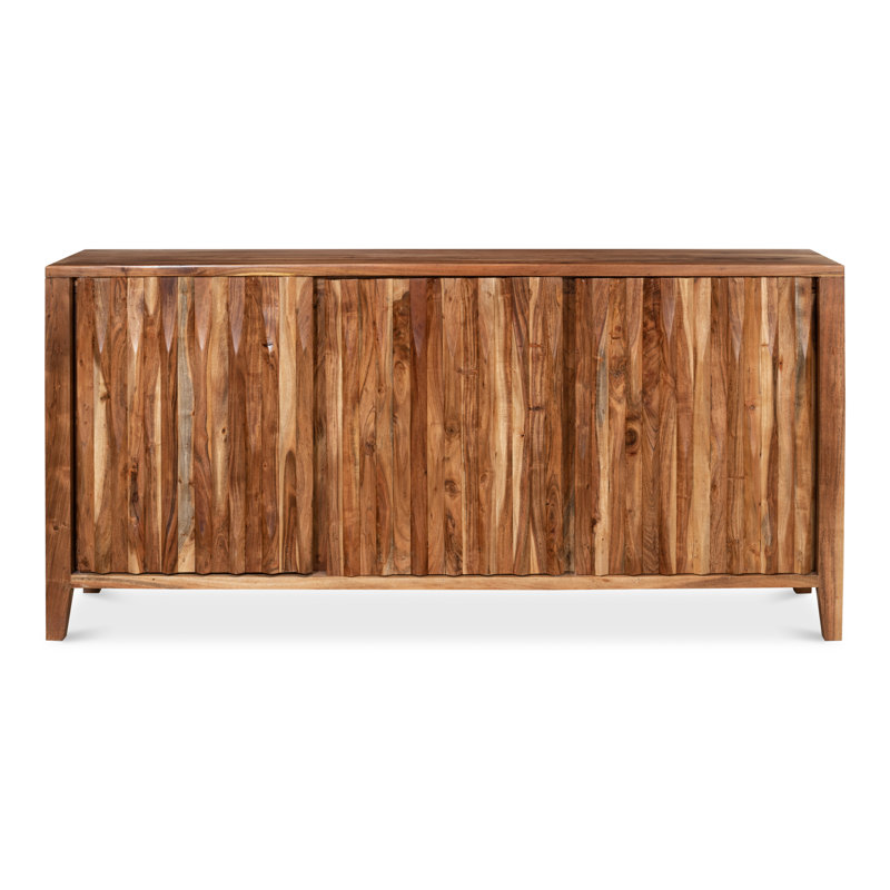 Facet 72'' Rustic Acacia Solid Wood Sideboard