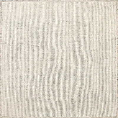 Tapis beige en laine à motif abstrait Sachso