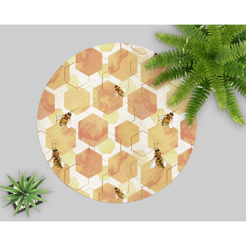 Katibe Hard Floor Straight Round Chair Mat