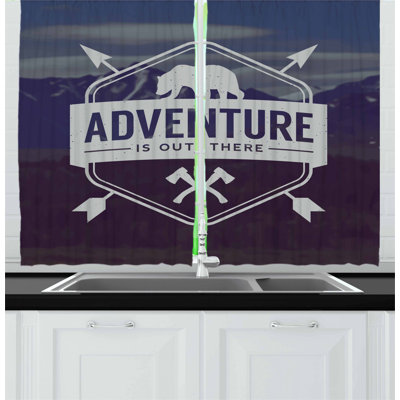 Pointed Kitchen Curtain