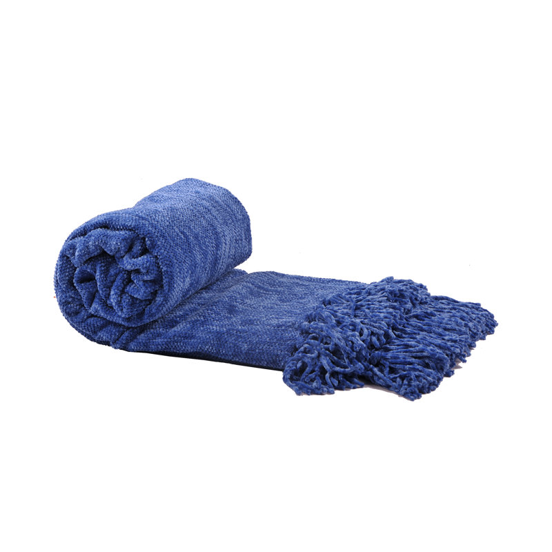 Home Soft Things Crystal Chenille Knitted Throw Reviews Wayfair