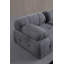 Élégant canapé d'angle | Structure en bois de hêtre durable et en carton, tissu 100% polyester | Support pour le dos en mousse et en silicone gris doux | Design moderne avec pieds en plastique noir | Parfait pour les salons et les salons-1064470566-1064470562