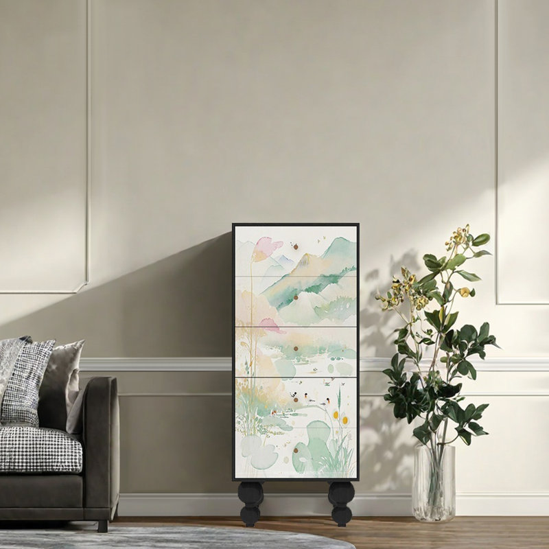 Multi-functional household decorative cabinet