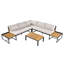 Ensemble de conversation pour l'extérieur 4 pièces avec table basse-114285706-114285710