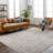 Jinhong Oriental Machine Made Power Loomed Polyester Area Rug in Beige-1335172869
