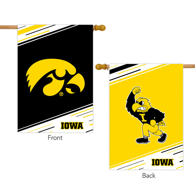 University of Iowa NCAA Licenced Double-Sided House Flag, Iowa