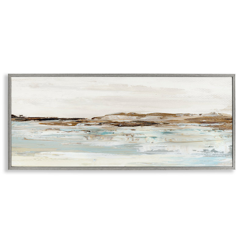«Whispers Of The Shore», estampe numérique, conception de Luna Mavis, H 10 po x l 24 po, Estampe numérique Farmhouse