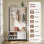 Eloise With Bench, Shoe Storage and Coat Rack-1595906342